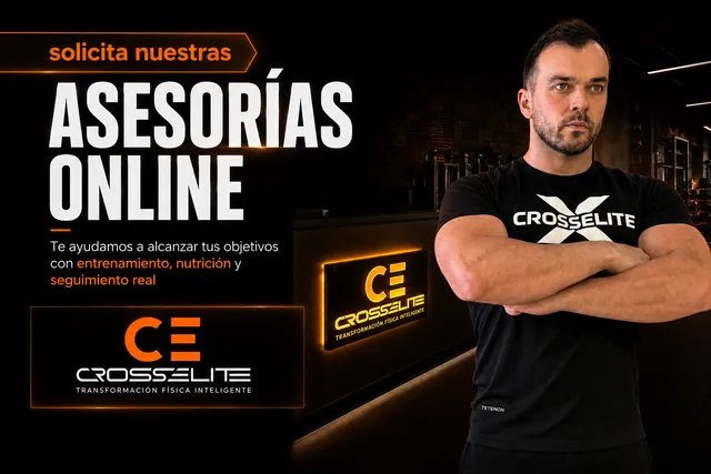 César Gómez, de CrossElite, en la imagen oficial de la asesoría